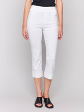 Load image into Gallery viewer, White Cropped Cuffed Pant
