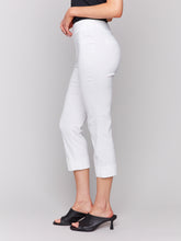 Load image into Gallery viewer, White Cropped Cuffed Pant

