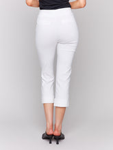Load image into Gallery viewer, White Cropped Cuffed Pant
