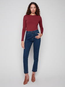Denim with Cuffed Hem
