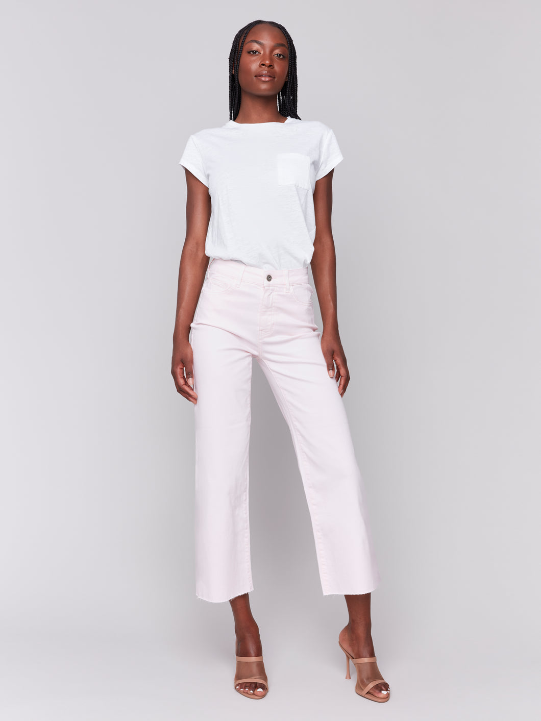 Pink Wide Leg Pant