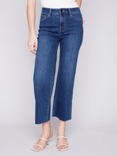 Load image into Gallery viewer, Wide Leg Pant Raw Edge Hem
