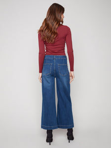 Cropped Patch Pocket Pants