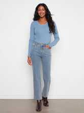Load image into Gallery viewer, Denim Cordorouy Straight Pant
