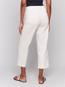 Natural Flex Front Button Pant