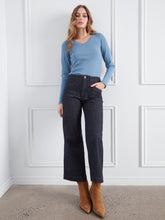 Load image into Gallery viewer, Cropped Wide Leg Jean
