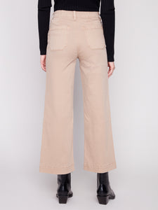 Cropped Twill Pant
