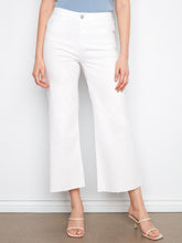 Load image into Gallery viewer, White Wide Leg Denim

