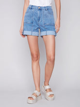 Load image into Gallery viewer, Chambray Cargo Short
