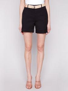 Short rolled cuff with belt