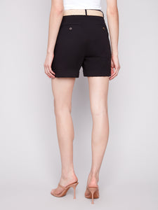 Short rolled cuff with belt