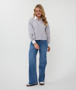 Blouse Pin Striped