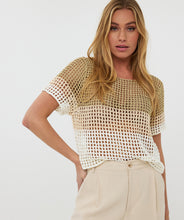 Load image into Gallery viewer, Sweater Cropped Striped
