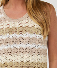 Load image into Gallery viewer, Top Sleeveless Striped

