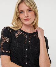 Load image into Gallery viewer, Crocheted Short Sleeved Sweater
