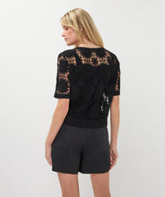 Load image into Gallery viewer, Crocheted Short Sleeved Sweater
