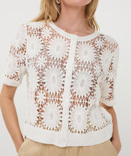 Load image into Gallery viewer, Crocheted Short Sleeved Sweater
