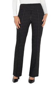 Black White Windowpane Pants