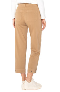 Utility Crop Pant - Camel Colour