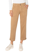 Load image into Gallery viewer, Utility Crop Pant - Camel Colour
