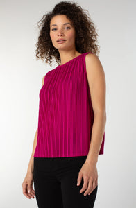 Sleeveless Crew Neck Top