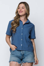 Load image into Gallery viewer, Nina Short Sleeved Button Up Shirt
