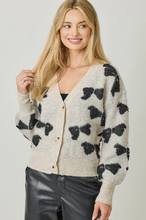 Load image into Gallery viewer, Ribbon Button Down Cardigan
