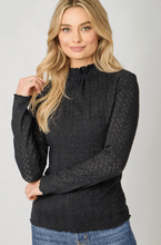 Load image into Gallery viewer, Detailed Mock Neck Top
