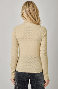 Detailed Mock Neck Top