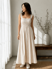 Load image into Gallery viewer, Liora Midi Striped Dress
