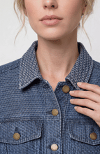 Load image into Gallery viewer, Fit and Flare Denim Jacket
