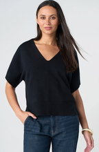 Load image into Gallery viewer, Short Sleeved V Neck Sweater
