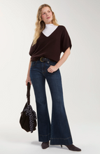 Load image into Gallery viewer, Short Sleeved V Neck Sweater
