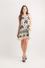 Load image into Gallery viewer, Tropical Print Krinkle Dress
