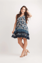 Load image into Gallery viewer, Paisley Border Krinkle Dress
