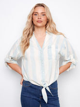 Load image into Gallery viewer, Striped Blouse

