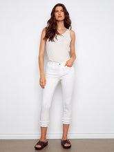 Load image into Gallery viewer, White Cropped Jean
