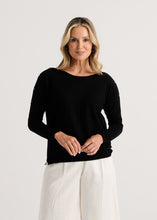 Load image into Gallery viewer, Button Boat Neck Sweater
