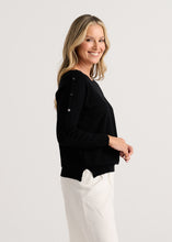 Load image into Gallery viewer, Button Boat Neck Sweater
