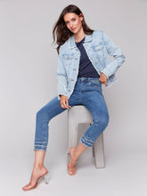 Load image into Gallery viewer, Fringe Denim Jacket
