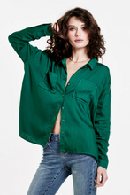 Load image into Gallery viewer, Arianna Dartmouth Green Blouse
