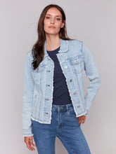 Load image into Gallery viewer, Fringe Denim Jacket
