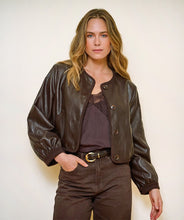 Load image into Gallery viewer, Leather Look Jacket
